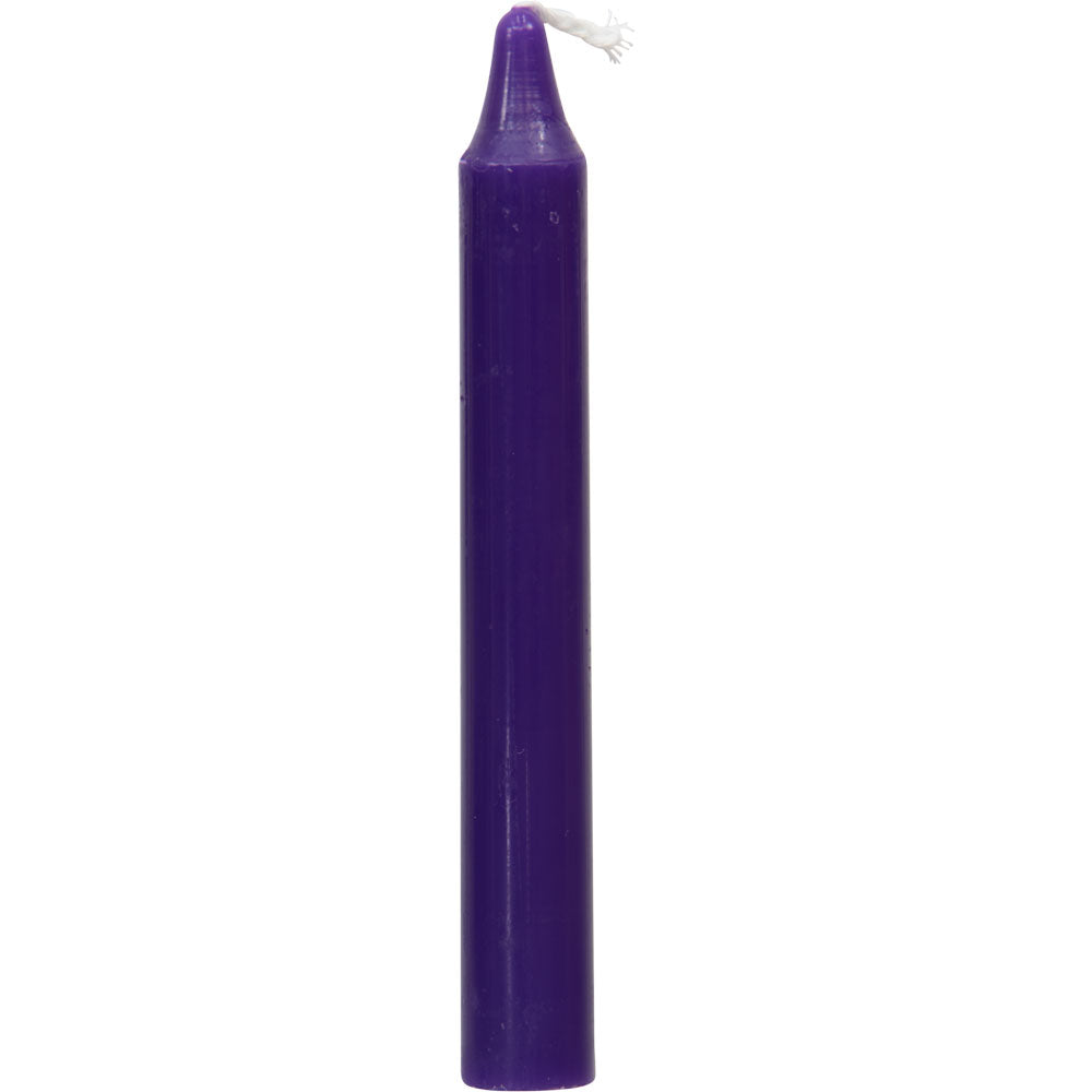 purple 4" pillar candle