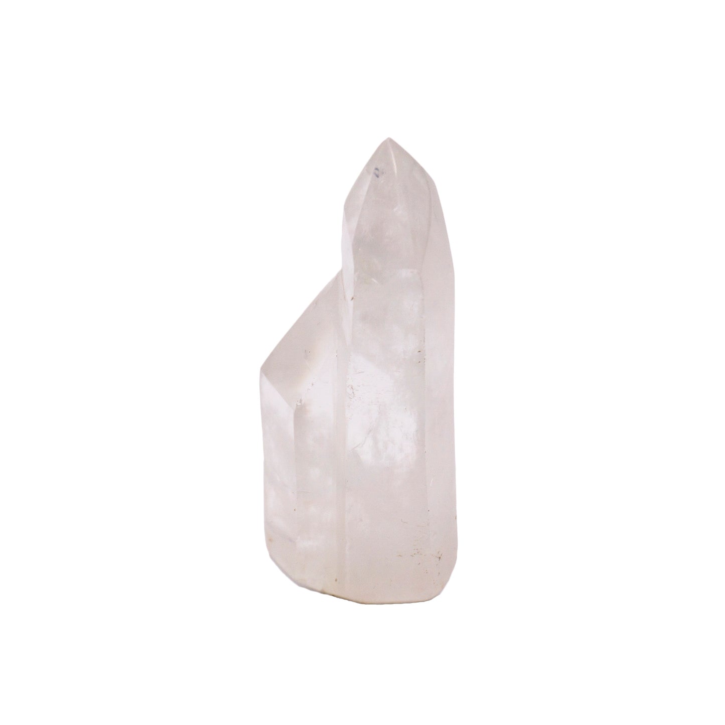 cluster of white quartz crystals