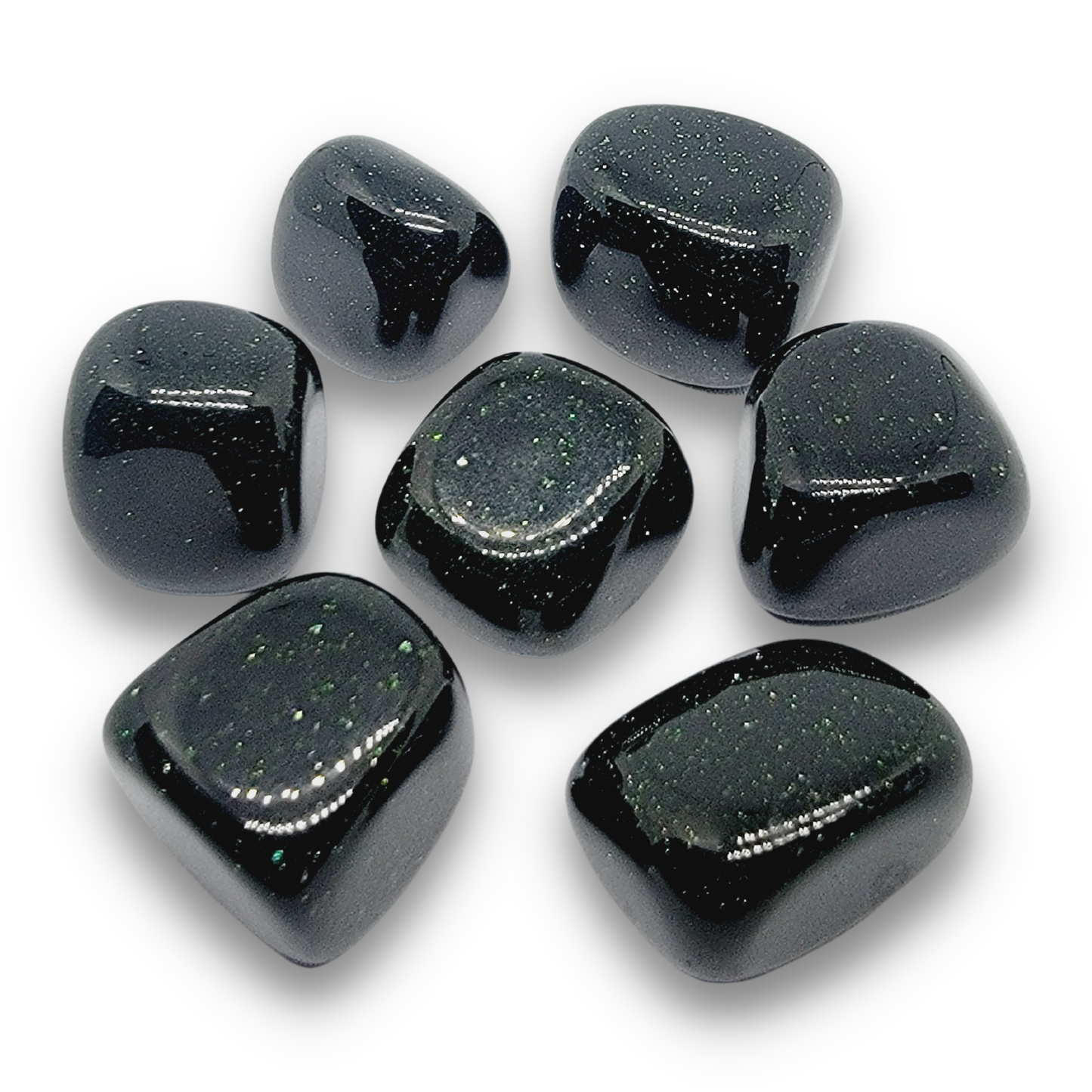 Green Goldstone Tumbled