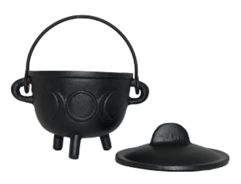 Triple Moon Cast Iron Cauldron 4.5"