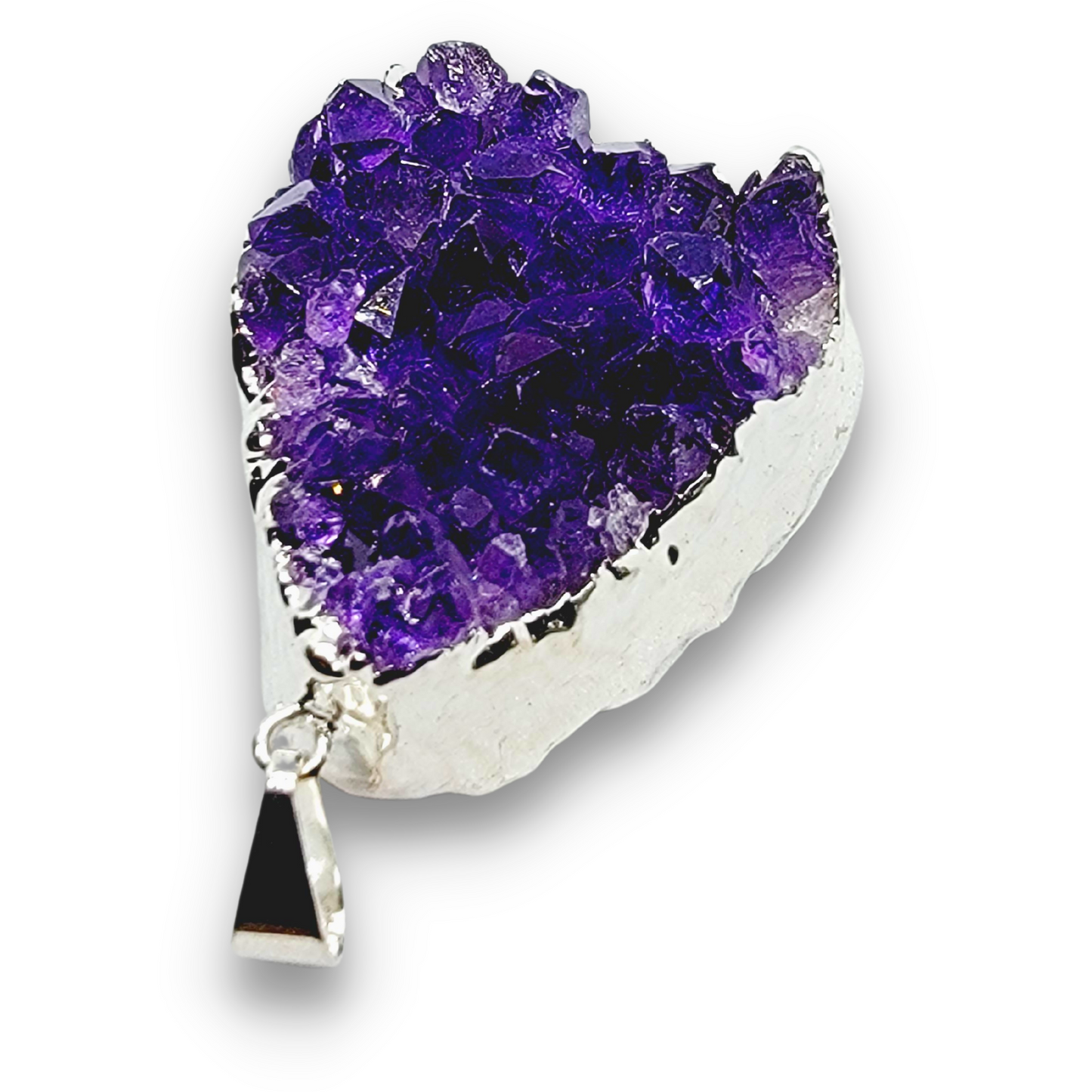 Amethyst Cluster Pendant