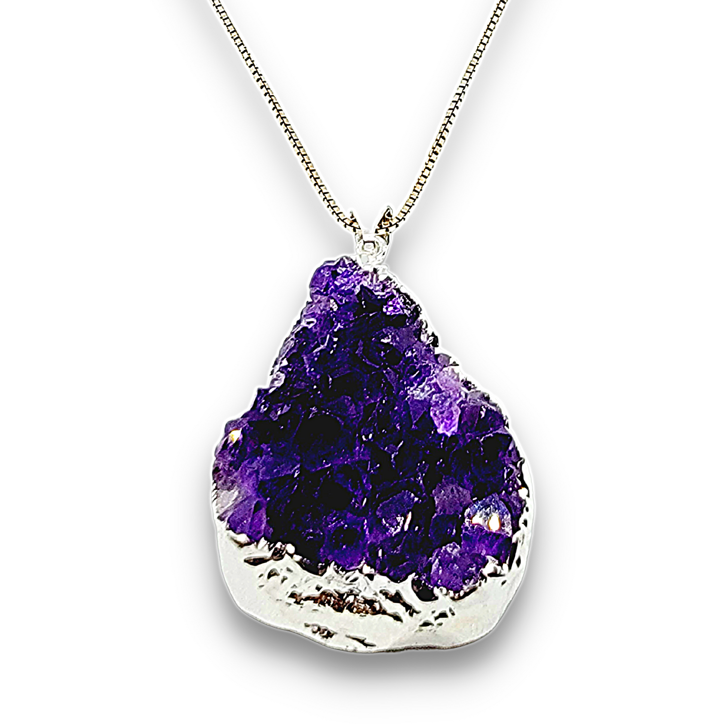 Amethyst Cluster Pendant