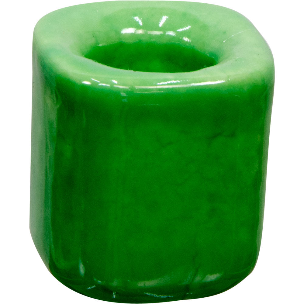 light green porcelain candle holder