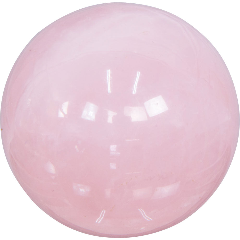 pink crystal sphere