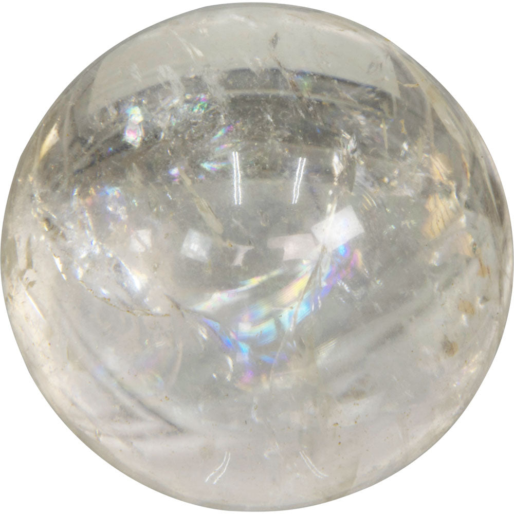 clear crystal sphere