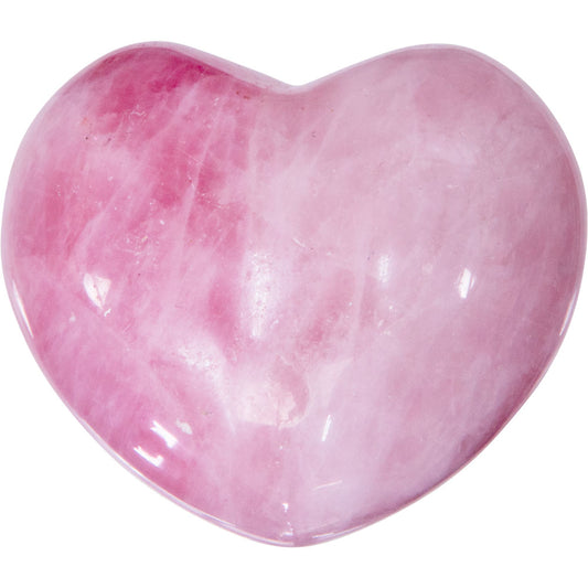 pink heart shaped crystal