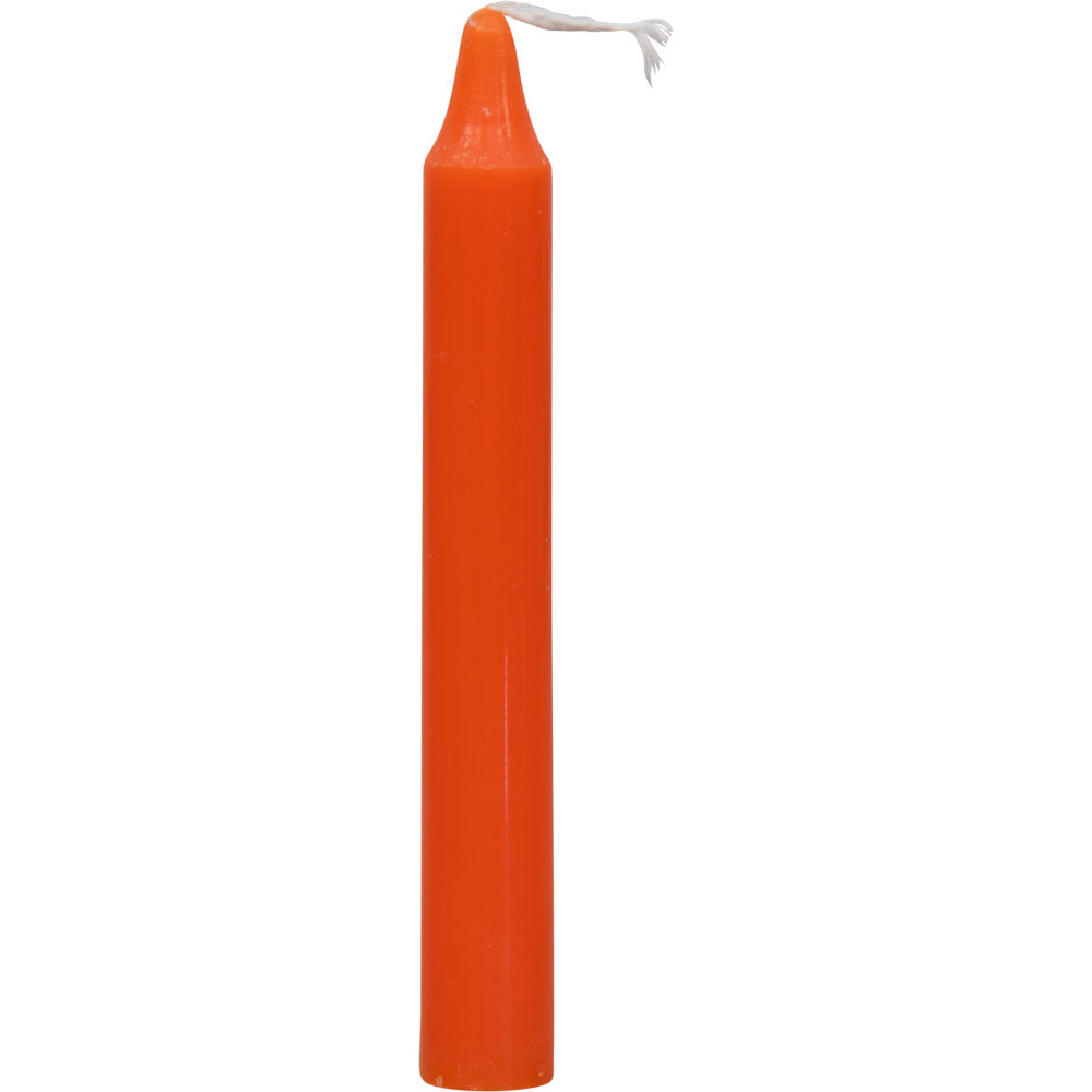 orange 4" pillar candle