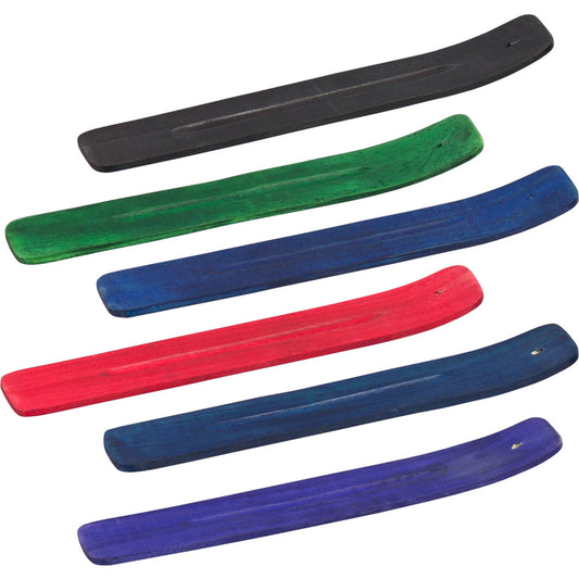 image depicts plain incense ash catchers in various colors.