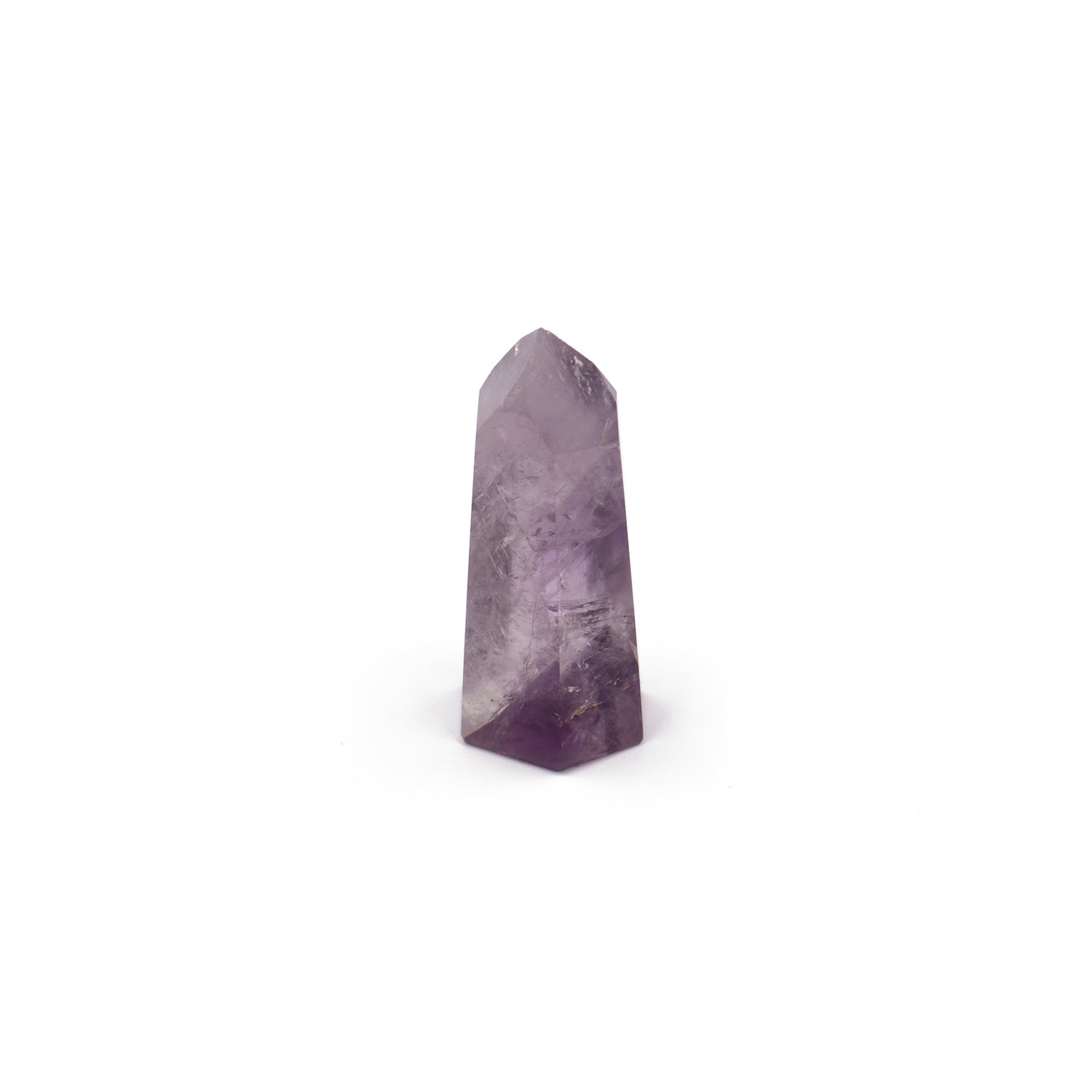 medium height pillar of amethyst crystal