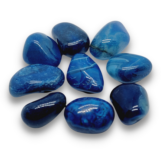 Blue Agate Tumbled