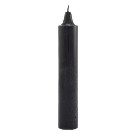 black 9" pillar candle