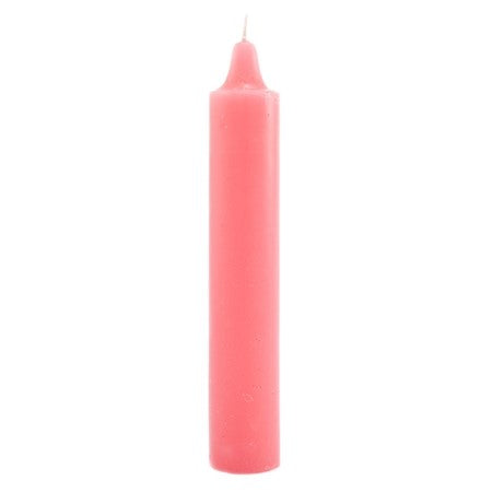 pink 9" pillar candle