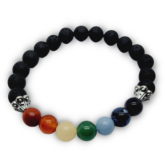 Lava & Chakra Bracelet