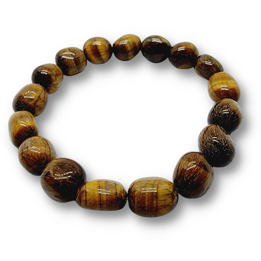 Gold Tiger's Eye Free Form Bracelet