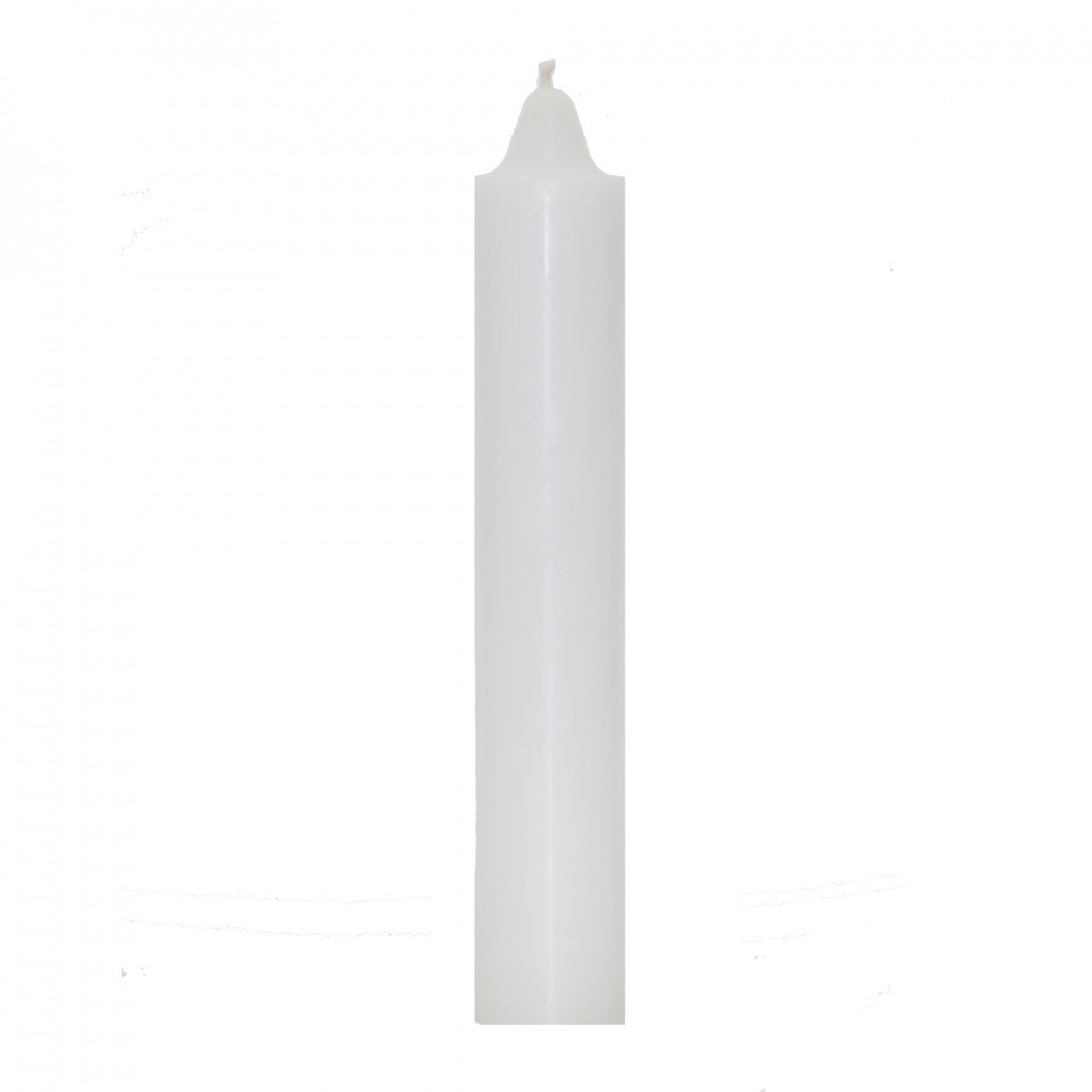 white 9" pillar candle