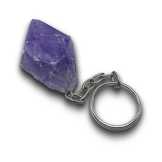 Amethyst Point Keychains